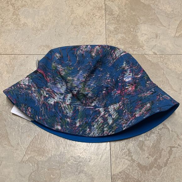 NWT Lululemon Both Ways Bucket Hat Poolside Blue Reversible Size M/L - Picture 5 of 6